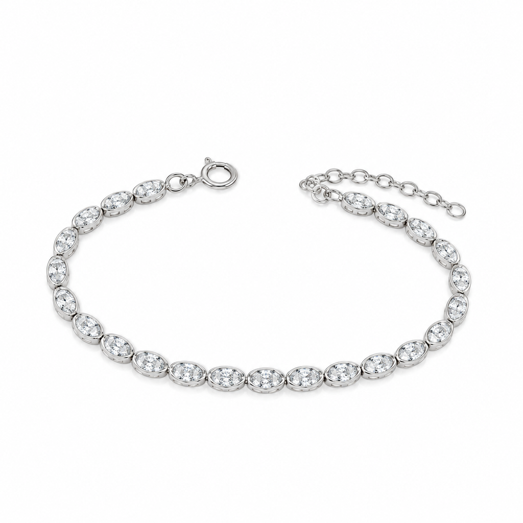 Pulseira Riviera Cristal 🖤