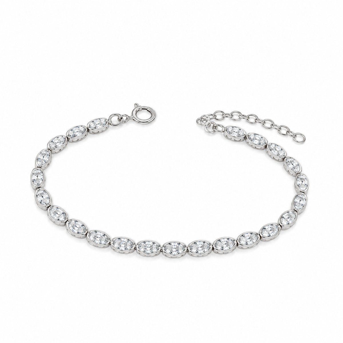 Pulseira Riviera Cristal 🖤