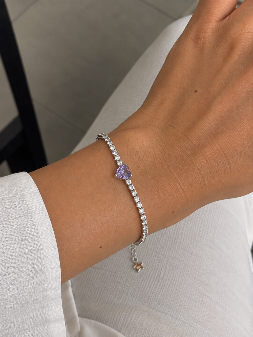 Pulseira Violet Heart 🖤